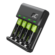Chargeur Green Cell VitalCharger + 4 piles AAA 800 mAh Ni-MH