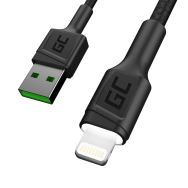 Green Cell KABGC05 - 1,2 m - Lightning - USB A - Mâle - Mâle