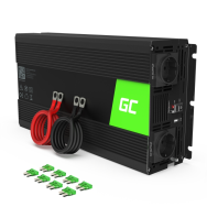 Onduleur de voiture Green CELL 24 V à 230 V Mod Sine 1500 W