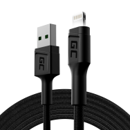 Green Cell KABGC12 - 2 m - Lightning - USB A - Mâle - Mâle