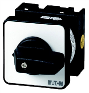 Interrupteur à cames Eaton 88709 T0-1-102/E 20A 1 x 90° gris noir