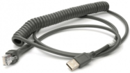 Câble USB spiralé Honeywell de 2,9 m pour scanners