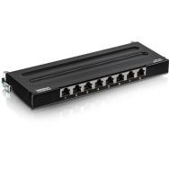 TRENDnet TC-P08C6AS - Panneau de brassage - RJ-45 x 8 - 0.5U