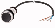 Bouton poussoir Eaton C22-DS-K01-P62 noir plat 1 pièce (185672)