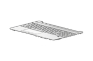 Clavier HP L52153-041 avec topcase DE noir