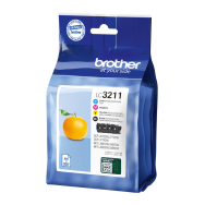 Pack économique Brother LC3211 - paquet de 4