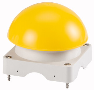 Bouton-poussoir champignon jaune Eaton 229754