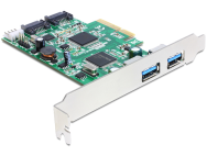 Carte PCIe Delock > 2 x USB 3.0 externes