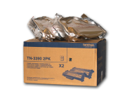 Brother TN3390 - paquet de 2 - noir