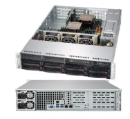Châssis SuperMicro 2U 2U SC825TQC SAS3 WIO avec rouge. 800W PWS