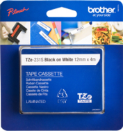 Brother TZe-231S - Noir sur blanc