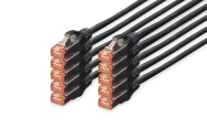 Câble patch DIGITUS CAT 6 S/FTP, 10 unités