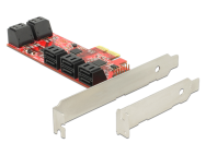 Carte PCIe x2 Delock > 10 x SATA 6 Gb/s internes