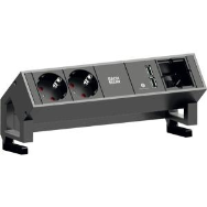 Bachmann DESK 2 - 0,2 m - 2 prises AC