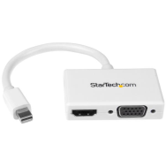Adaptateur A/V de voyage StarTech Mini DisplayPort 2 en 1