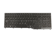 Fujitsu CP724633-01 Clavier noir/gris avec clavier