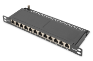 Panneau de brassage DIGITUS Cat6A 12 ports