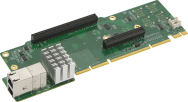 SuperMicro AOC-2UR8N4-I2XT 4 ports 10GbE 2U Ultra Riser avec 10GBase-T, RJ45 (basé sur Intel X550)