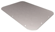 Rittal Plaque à bride métallique AX 2575100 avec pré-gaufrage métrique, BT : 301x221 mm