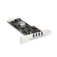 Carte d'interface PCIe USB 3.0 StarTech 4 ports