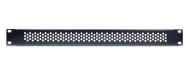 Panneau perforé Inter-Tech IPC 19" 1U 45 x 482 x 11 mm, RAL 9005
