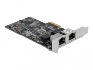Carte PCIe x2 Delock pour 2 x RJ45 2,5 Gigabit LAN RTL8125