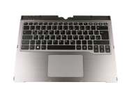 Fujitsu FUJ:CP713687-XX Noir/solv bakgrunnsbelyst tastatur toppdeksel