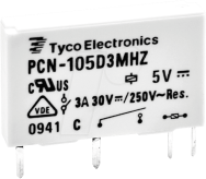 PCN105D3MHZ - Power Relay OEG Slimline, 5V DC , 3A