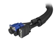 Gaine de câble flexible enroulée de 2 m, 2,5 à 4 cm
