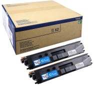 Brother TN329C - paquet de 2 - cyan