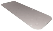 Plaque à bride Rittal Metal AX 2573100 avec pré-gaufrage métrique, BT : 447x149 mm
