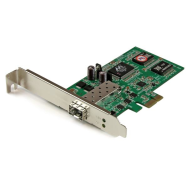 Carte réseau fibre optique StarTech PCIe Ethernet Gigabit ouverte SFP