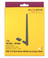 Delock 12535 - Sans fil - USB - RF sans fil - Wi-Fi 5