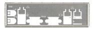 Panneau de bouclier d'E/S du système Supermicro