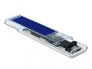 Delock 42620 - Boîtier SSD - M.2 - 10 Gbit/s - Connexion USB - Bleu