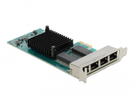 Adaptateur réseau Delock - PCIe 2.1 - Gigabit Ethernet x 4