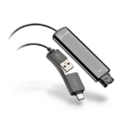 Poly DA75 Wideband QD sur adaptateur USB (USB-A & USB-C)