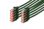 Câble patch DIGITUS CAT 6 S/FTP, 10 unités