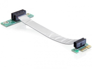 Carte riser Delock PCIe x1 > x1 avec câble flexible
