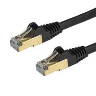 Câble Ethernet StarTech 6ASPAT1MBK 1,0 m Cat6a noir