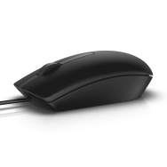 MS116 - Mus - optisk - kabling - USB - sort