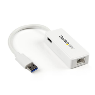 Adaptateur StarTech USB 3.0 SuperSpeed vers Gigabit Ethernet Blanc
