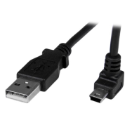 StarTech USBAMB1MU Câble USB vers Mini USB coudé