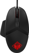Souris de jeu optique filaire OMEN par HP Reactor pour droitier