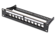 Panneau de brassage modulaire DIGITUS 12 ports 1U support 10 pouces