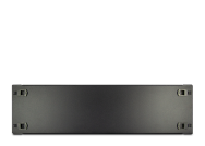 Tôle Inter-Tech - Noir, RAL 9005 - 3U (19")