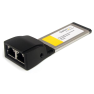 Carte ExpressCard Gigabit Ethernet StarTech EC2000S à 2 ports
