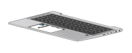 HP TOPCVR avec clavier CP+PS BL ANG/ARABE