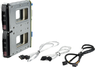 SuperMicro MCP-220-84610-0N, double disque dur SAS 3 2,5" 12 Gbit/s avec LED d'état, pour châssis 846B