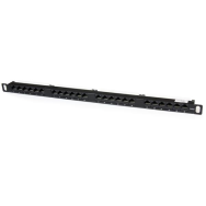 Panneau de brassage StarTech 24 ports 0,5U Cat5e PANELHU24
